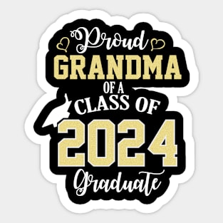 proud grandma of a class of 2024 graduate Sticker